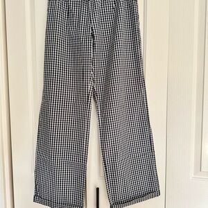 NWT Gilly Hicks Navy Checker Pajama Pants M